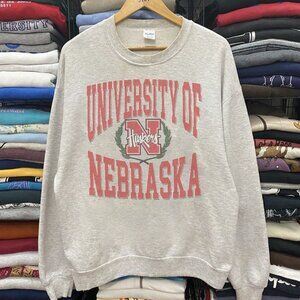 Vintage University of Nebraska Sweatshirt, Nebraska Cornhuskers Football Shirt